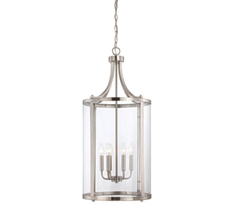 Savoy House - 7-1041-6-SN - Six Light Foyer Lantern - Penrose - Satin Nickel