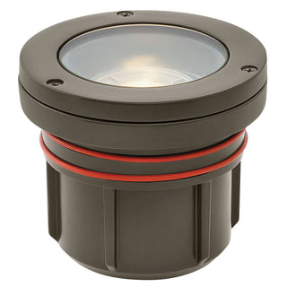 Well Light Variable Output LED 2700K Flat Top in Bronze
