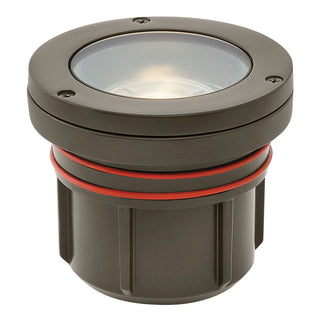 Well Light Variable Output LED 3000K Flat Top in Bronze