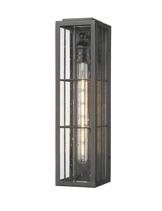 Jaxson 1-Light Outdoor Wall Sconce Powder Coated Black
