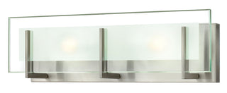 Latitude Small Two Light Vanity in Brushed Nickel