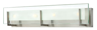 Latitude Large Four Light Vanity in Brushed Nickel