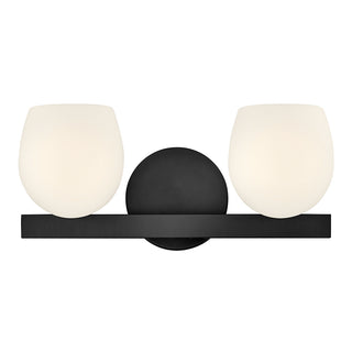 Mae Small Two Light Vanity in Black