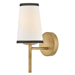 Sonia Medium Single Light Sconce in Lacquered Brass