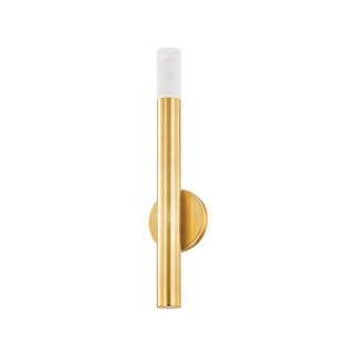 PALI Wall Sconce with Aged Brass Finish