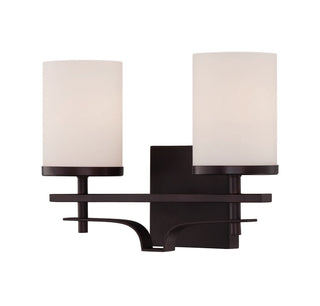 Colton Two Light Bath Bar in English Bronze