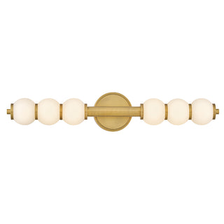 Trigo Large LED Sconce in Lacquered Brass