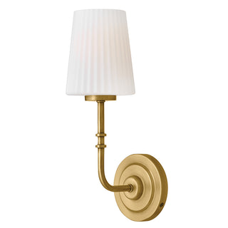 McKenna Medium Single Light Sconce in Lacquered Brass