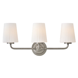 McKenna Medium Three Light Vanity in Antique Nickel
