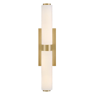 Lottie Medium LED Vanity in Lacquered Brass