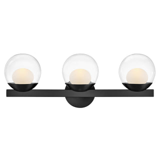 Sunni Medium Three Light Vanity in Black