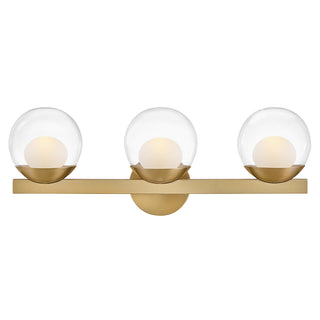 Sunni Medium Three Light Vanity in Lacquered Brass