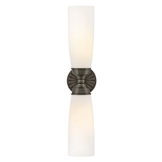 Alexis Large Two Light Sconce in Black Oxide