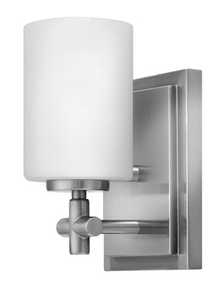 Laurel Small Single Light Vanity in Brushed Nickel