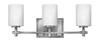 Laurel Medium Three Light Vanity in Brushed Nickel