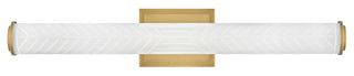Devon Medium LED Vanity in Lacquered Brass