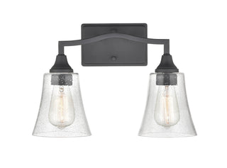 Caily 2-Light Vanity Matte Black
