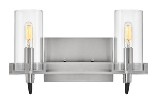 Ryden Small Two Light Vanity in Brushed Nickel