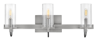 Ryden Medium Three Light Vanity in Brushed Nickel