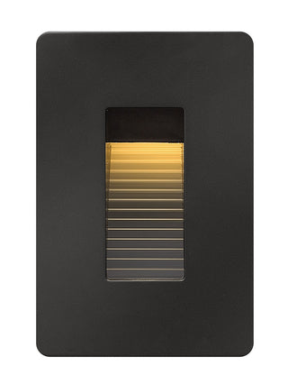 Luna LED 2700K Step Light 120v Vertical in Satin Black