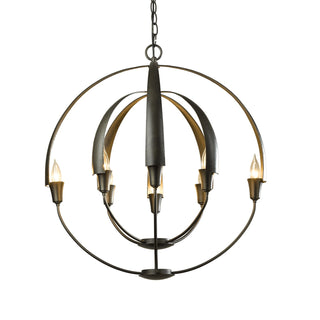 Hubbardton Forge - 104205-SKT-07 - Double Cirque Chandelier - Cirque - Dark Smoke