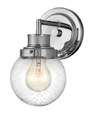 Poppy Small Single Light Vanity in Chrome