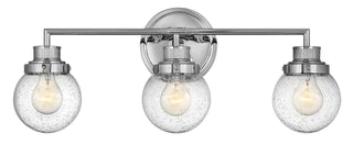 Poppy Medium Three Light Vanity in Chrome