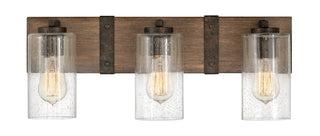 Sawyer Medium Three Light Vanity in Sequoia