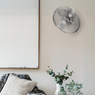 Kaye 13" Wall Fan in Brushed Nickel