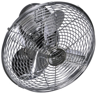 Kaye 13" Wall Fan in Polished Chrome