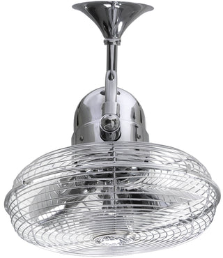 Kaye 13" Wall Fan in Polished Chrome