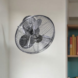 Kaye 13" Wall Fan in Polished Chrome