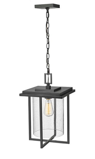 Adair 1-Light Outdoor Hanging Lantern Powder Coated Black