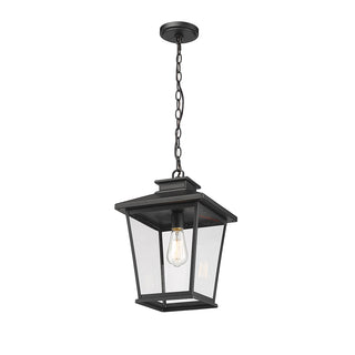 Bellmon 1-Light Outdoor Hanging Lantern Powder Coated Black