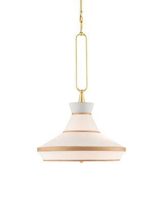 Perth Gold & White Pendant