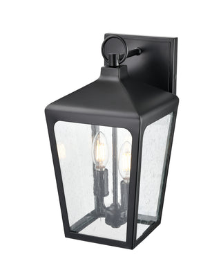 Brooks 2-Light Outdoor Wall Sconce Powder Coated Black
