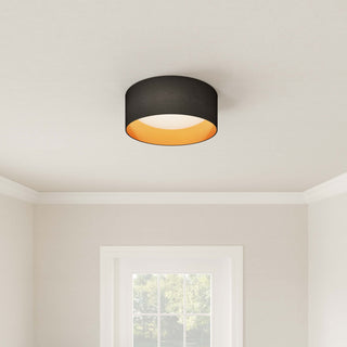 Rosata 1-Light Flushmount Ceiling Light Burnished Gold