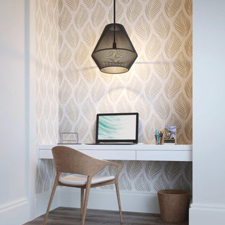 Elise 1-Light Pendant light Matte Black