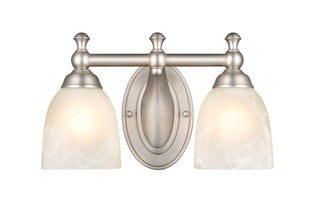 2-Light Vanity Satin Nickel