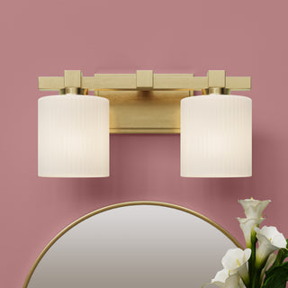 Abelson 2-Light Vanity Vintage Brass
