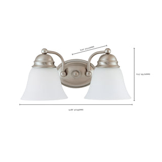 EMPIRE 2 LIGHT 15" VANITY