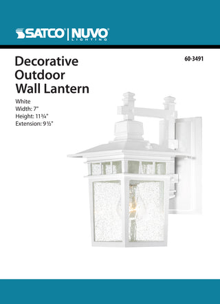 COVE NECK 1 LGT OUTDOOR WALL