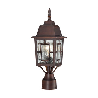 BANYAN 1 LGT 17" OUTDOOR POST