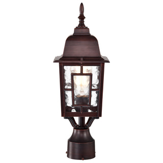 BANYAN 1 LGT 17" OUTDOOR POST