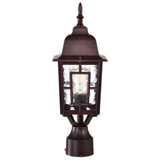 BANYAN 1 LGT 17" OUTDOOR POST