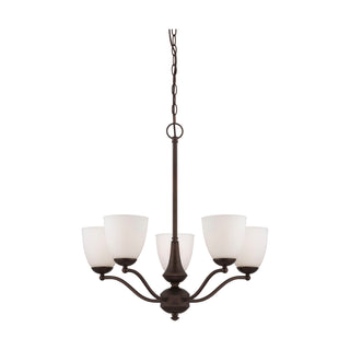 PATTON 5 LIGHT CHANDELIER/UP