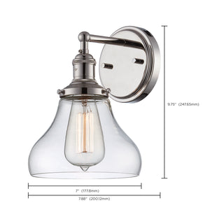 1 LT VINTAGE WALL SCONCE