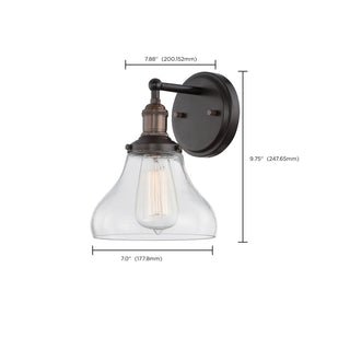1 LT VINTAGE WALL SCONCE