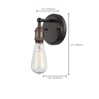 1 LT VINTAGE WALL SCONCE