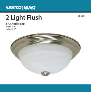 2 LT - 11" FLUSH FIXTURE